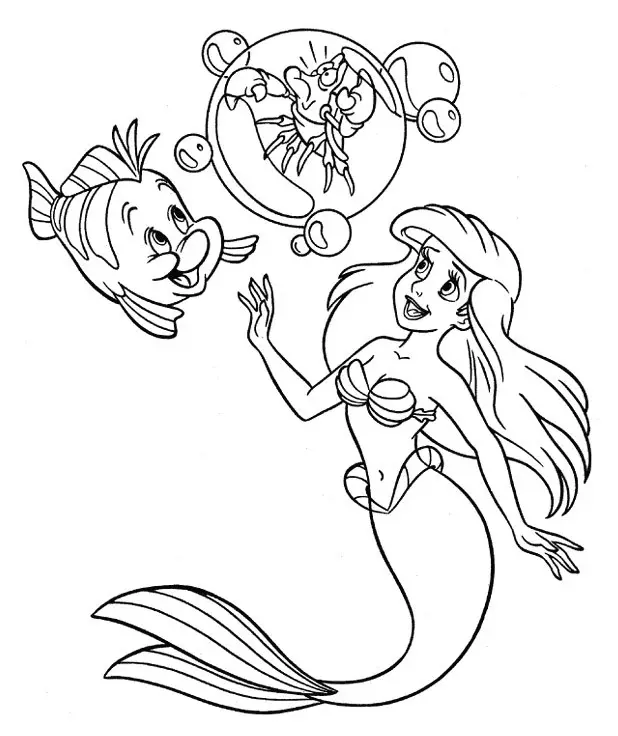 Barbie in a Mermaid Tale Coloring Picture 4