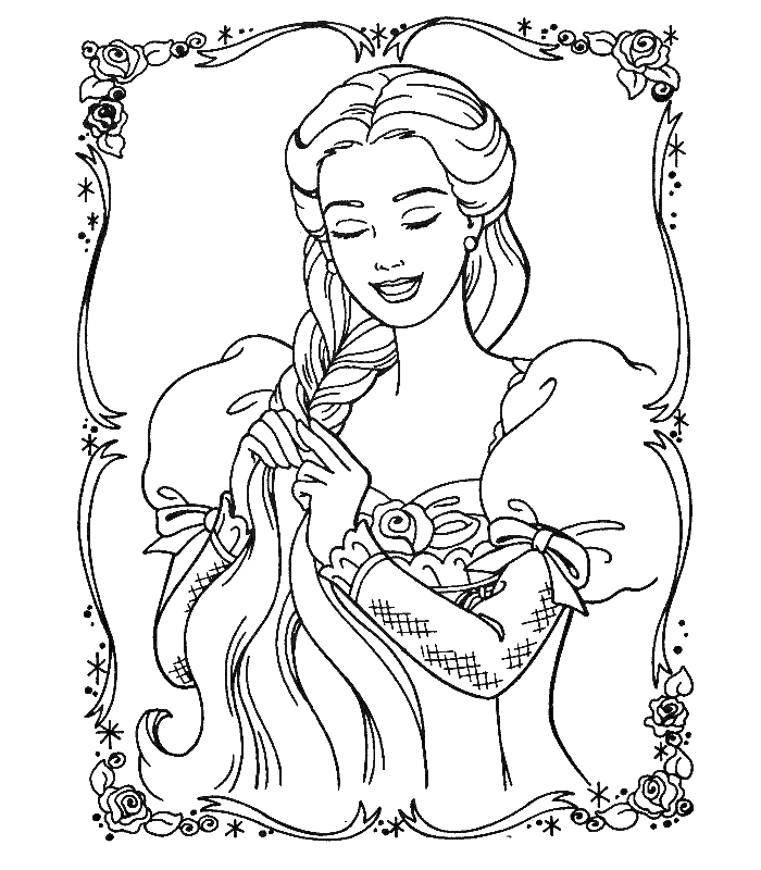 Barbie of Swan Lake Coloring Picture 1