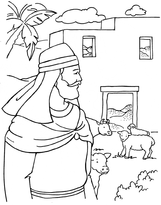 Bible Coloring Picture for Kids 2
