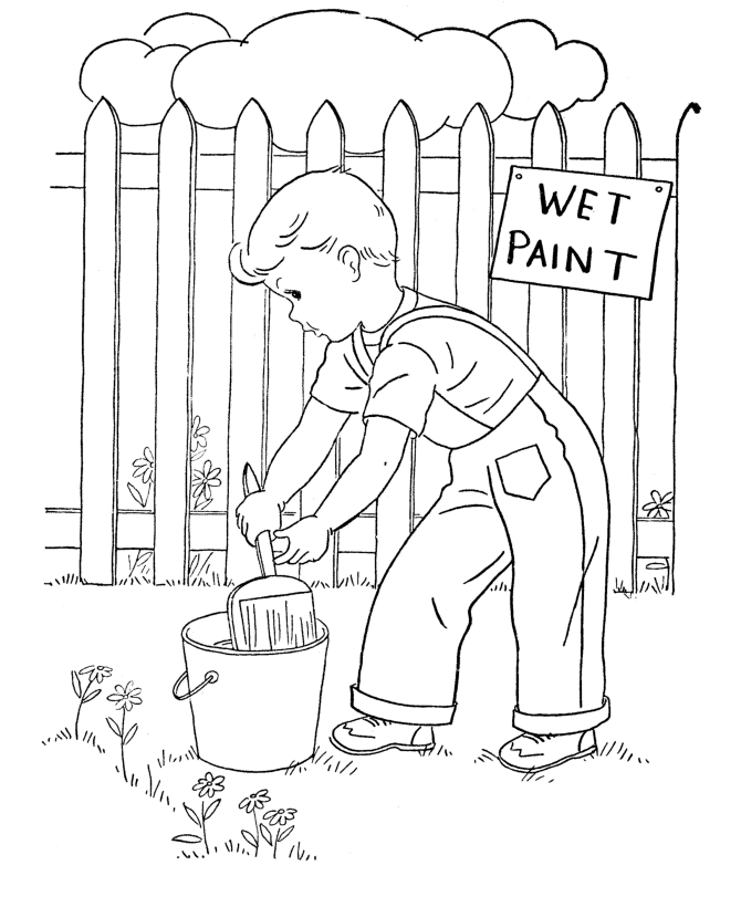 Coloring Picture for Boys 1