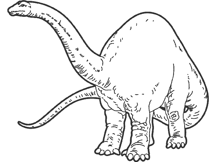 Dinosaur Coloring Picture 1