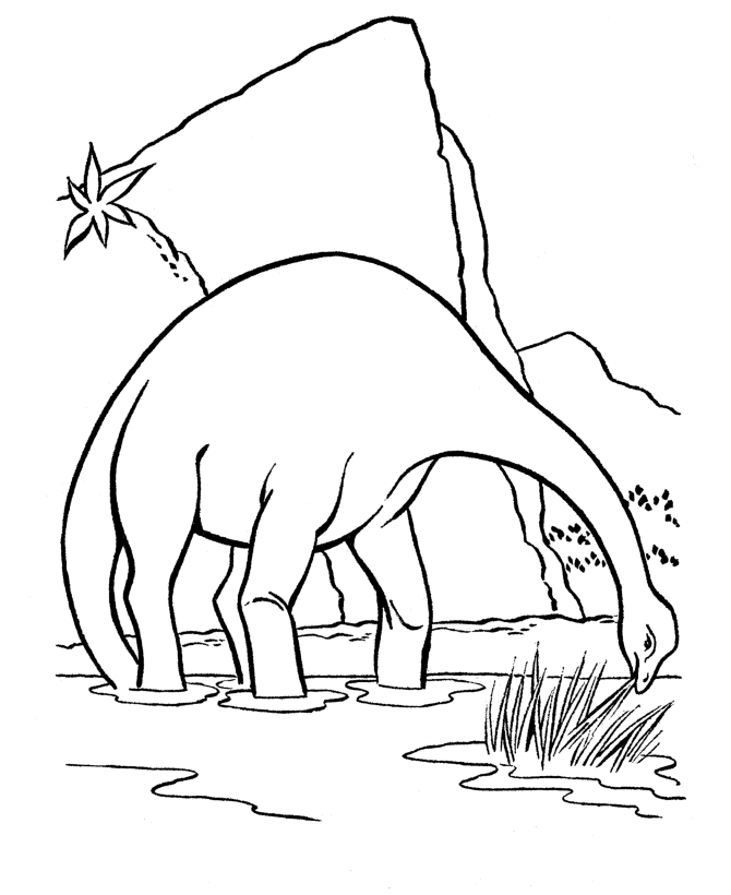 Dinosaur Coloring Picture 11