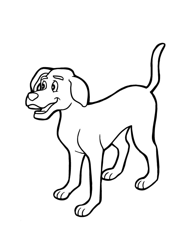Dog Coloring Picture 6