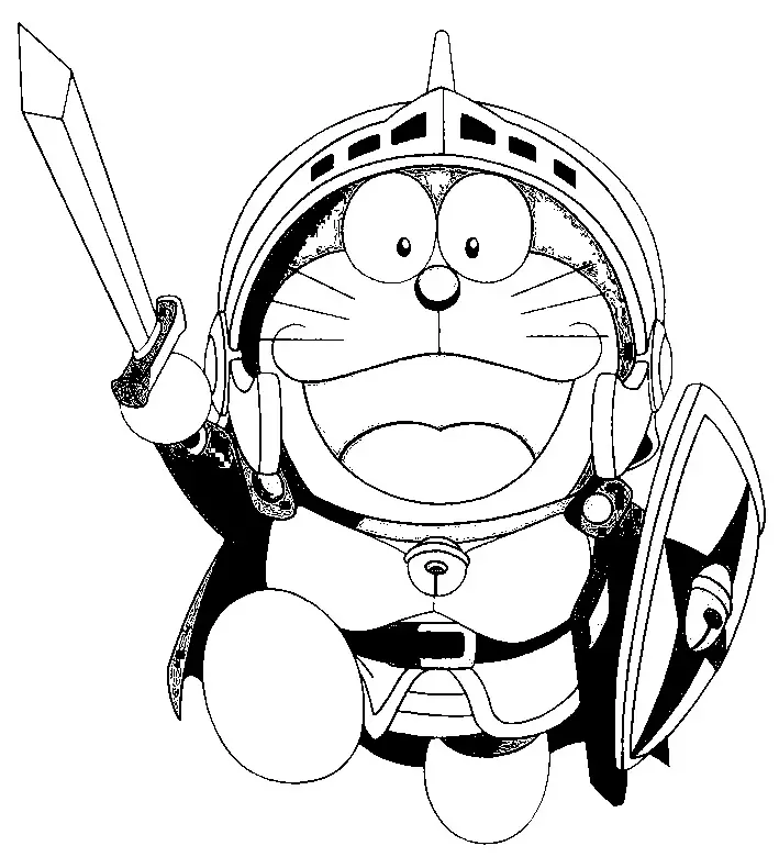 Doraemon Coloring Picture 10
