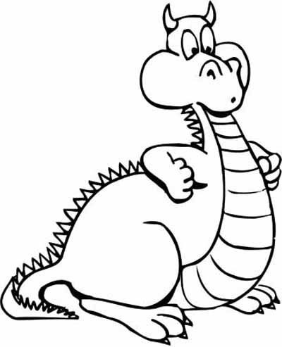 Dragon Coloring Picture 12