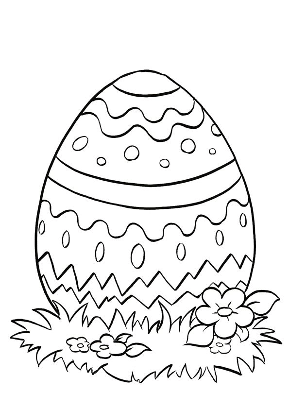 Easter Coloring Picture 1