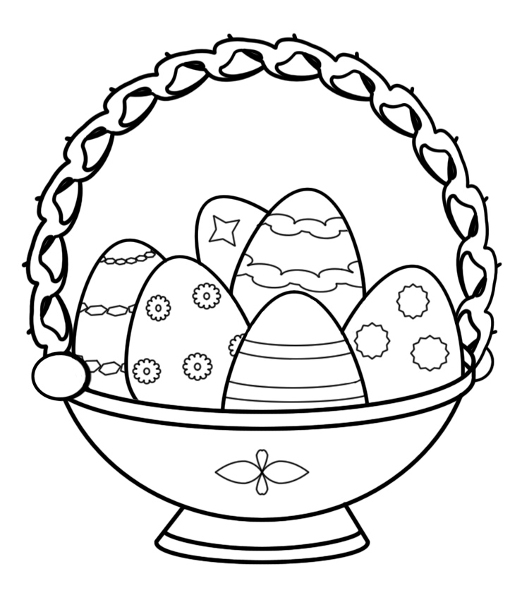 Easter Coloring Picture 12