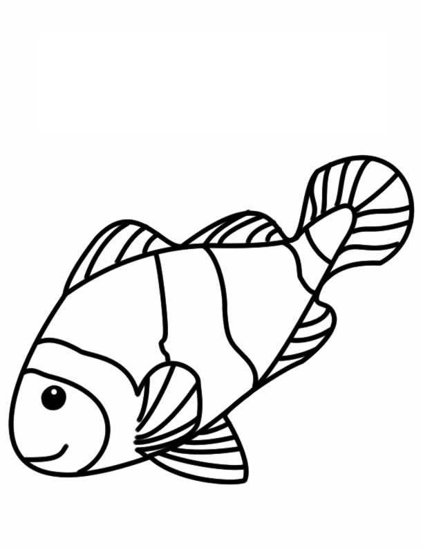 Fish Coloring Picture 3
