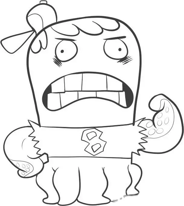 Fish Hooks Coloring Picture 10