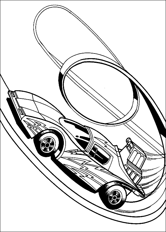 Hot Wheels Coloring Picture 7
