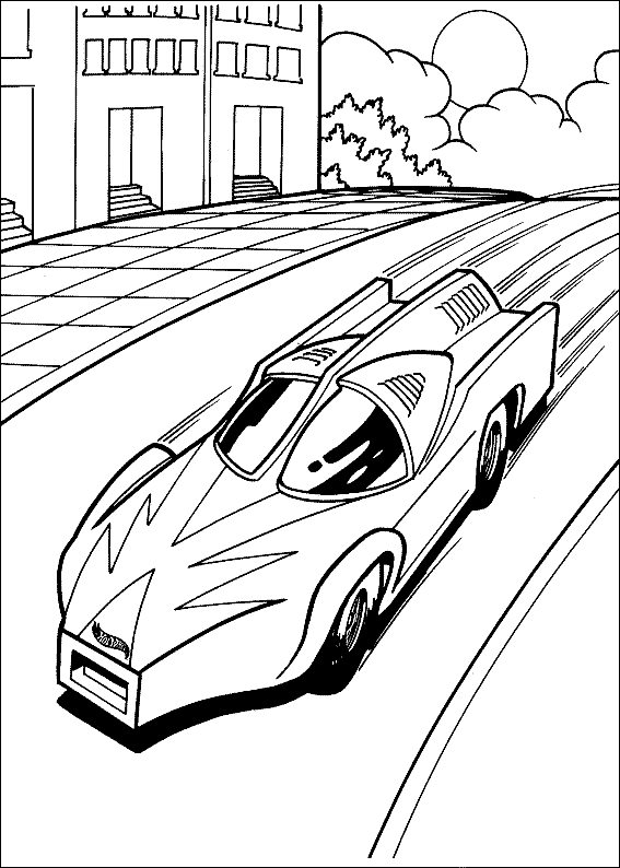 Hot Wheels Coloring Picture 8