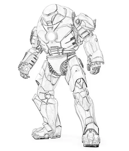 Iron Man Coloring Picture 11
