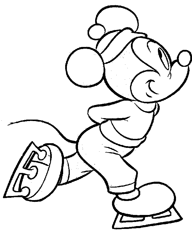 Mickey Mouse Coloring Picture 8