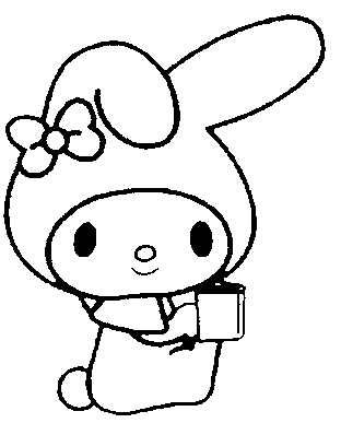 My Melody Coloring Picture 8