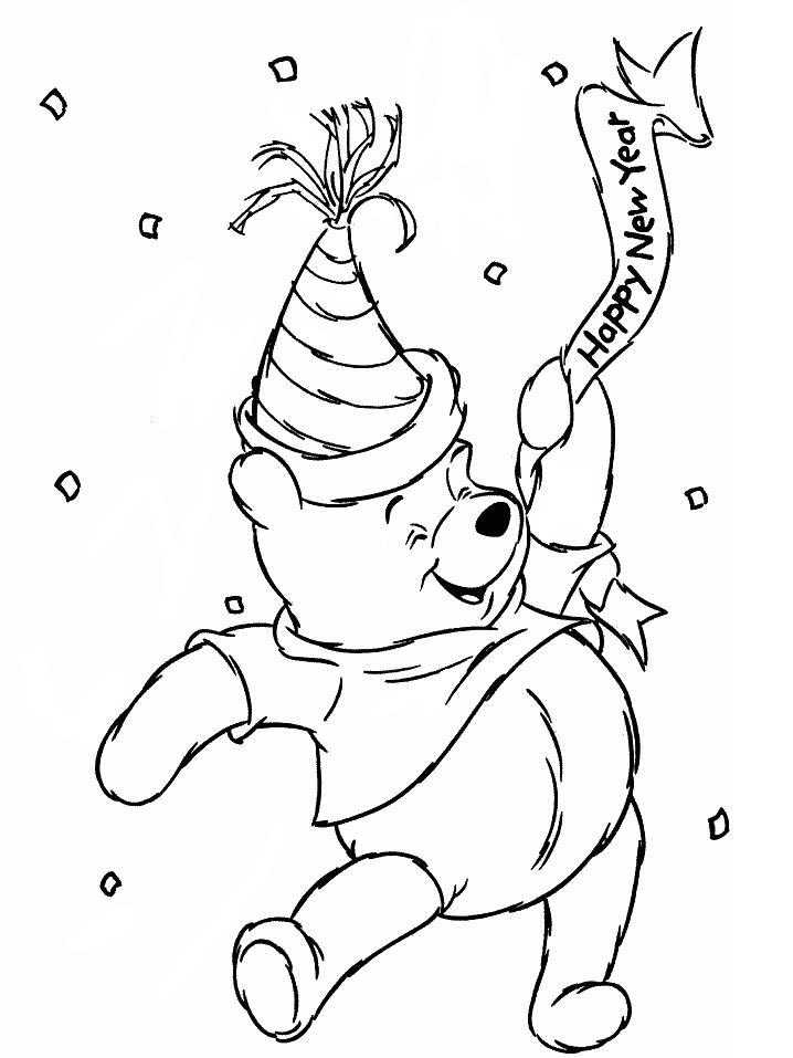 Pooh Coloring Picture 4