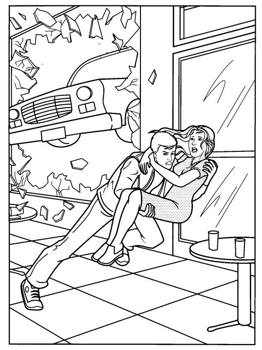 Spiderman Coloring Picture 12