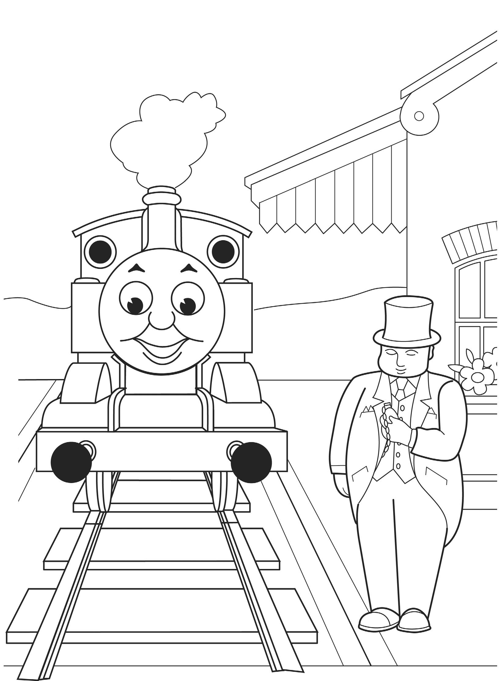 Thomas Coloring Picture 11