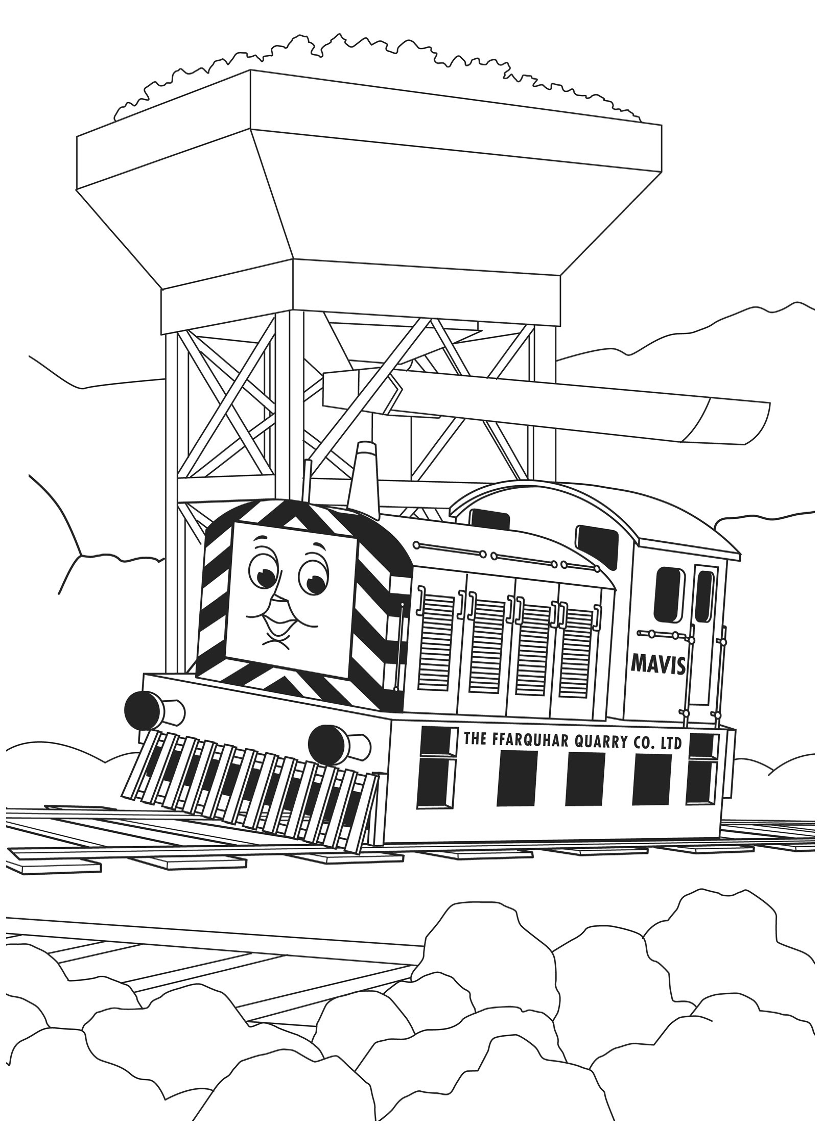 Thomas Coloring Picture 9