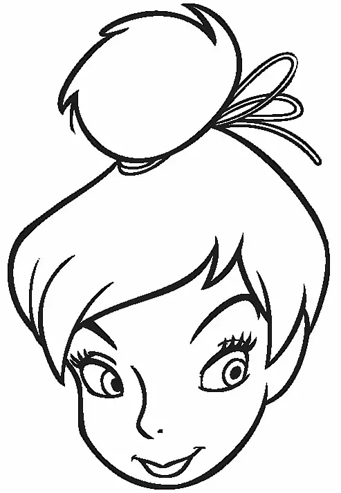 Tinkerbell Coloring Picture 7