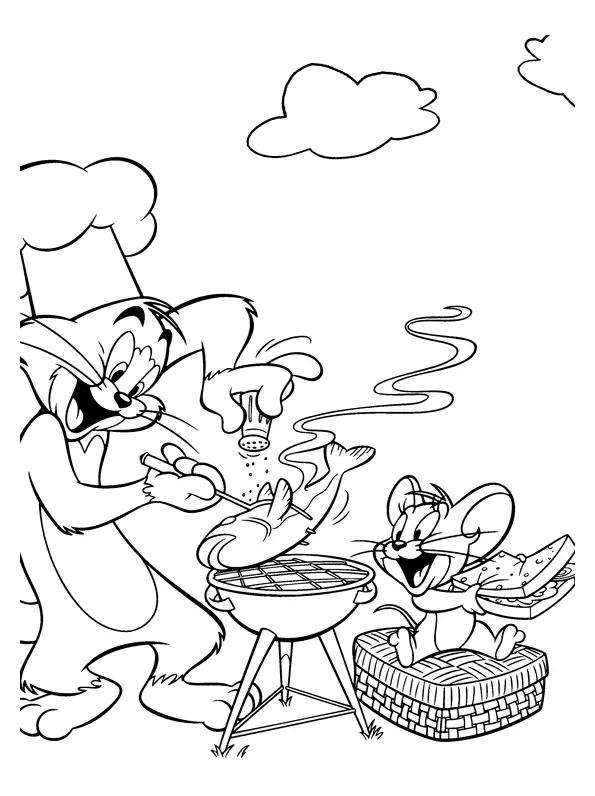 Tom and Jerry The Movie Coloring Picture 2