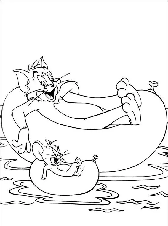Tom and Jerry The Movie Coloring Picture 6