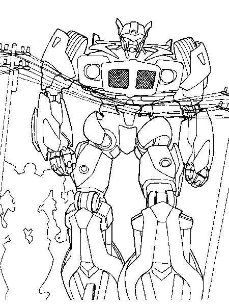 Transformers Coloring Picture 11