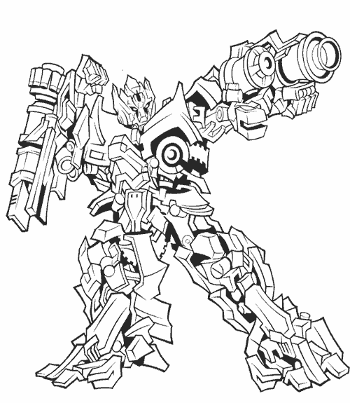 Transformers Coloring Picture 5