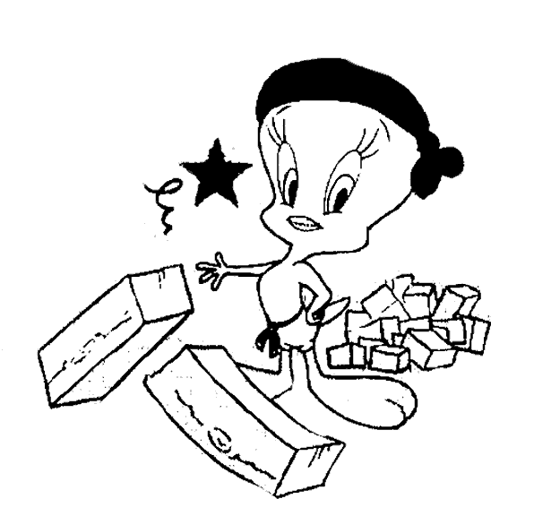 Tweety Bird Coloring Picture 6