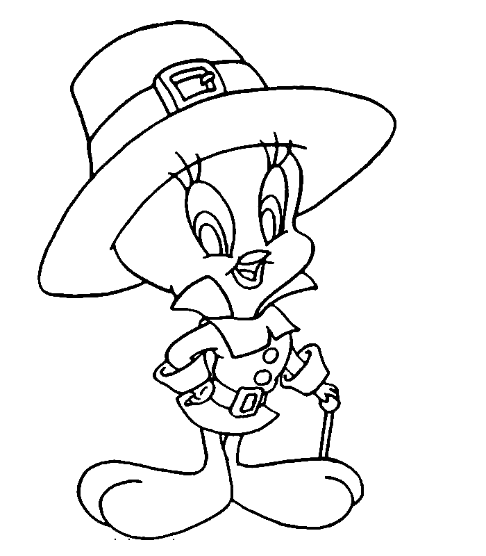 Tweety Coloring Picture 4