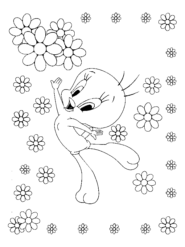 Tweety Coloring Picture 9