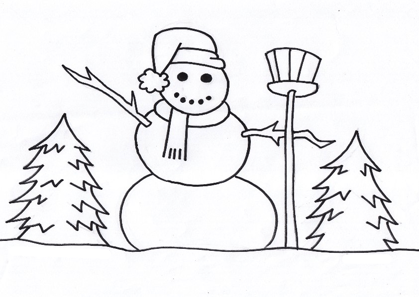 Winter Coloring Picture 10