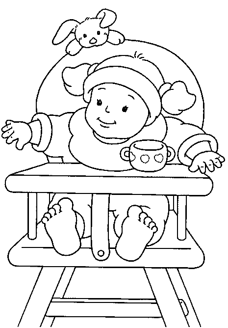 Baby Coloring Picture 12