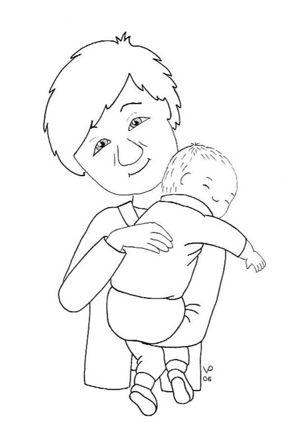 Baby Coloring Picture 4