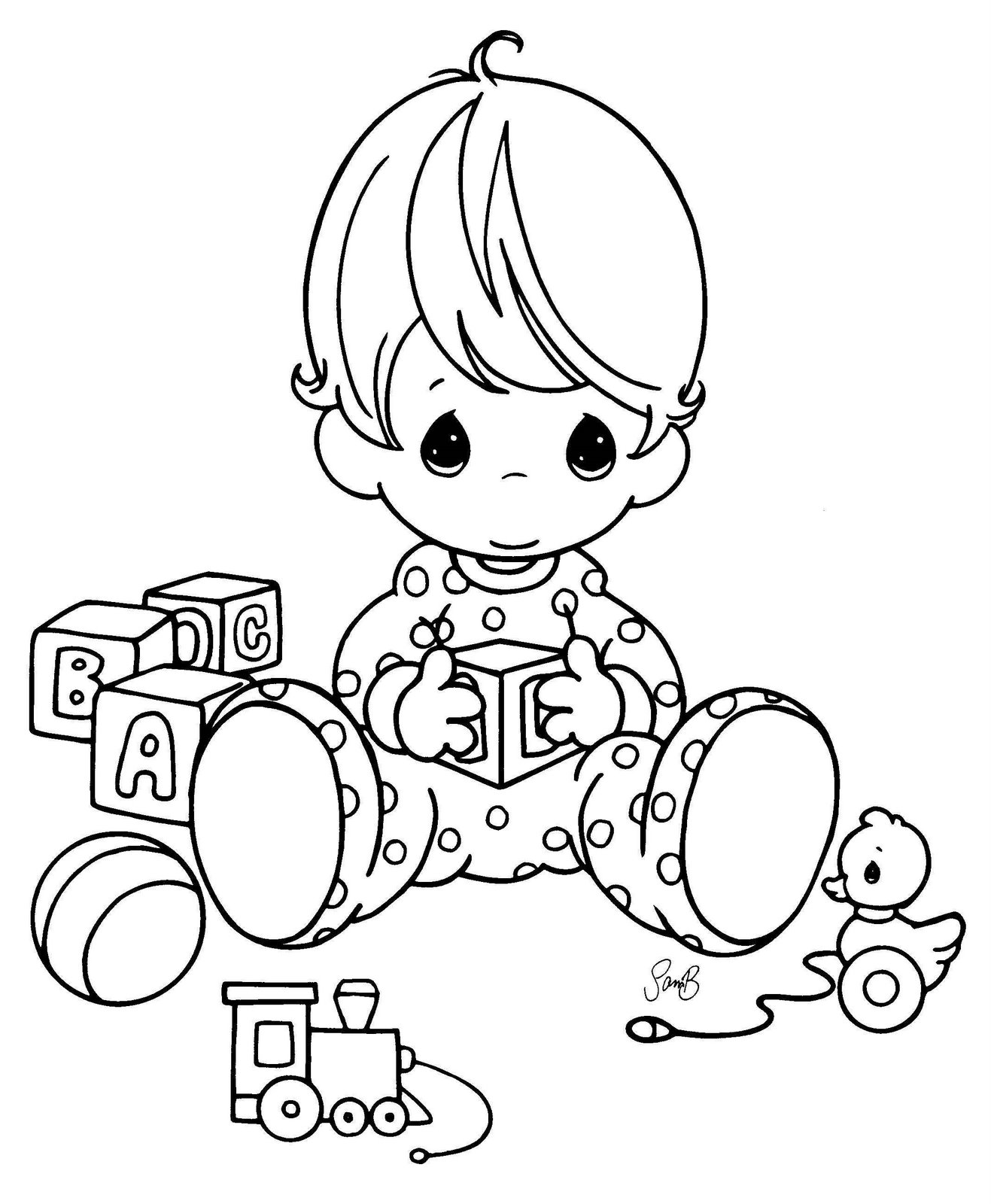 Baby Coloring Picture 7