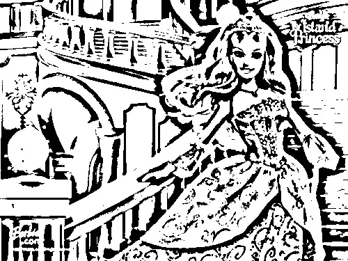 Barbie as The Island Princess Coloring Picture 1