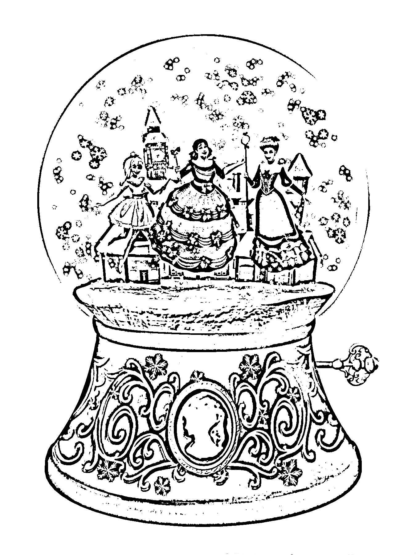Barbie in a Christmas Carol Coloring Picture 2
