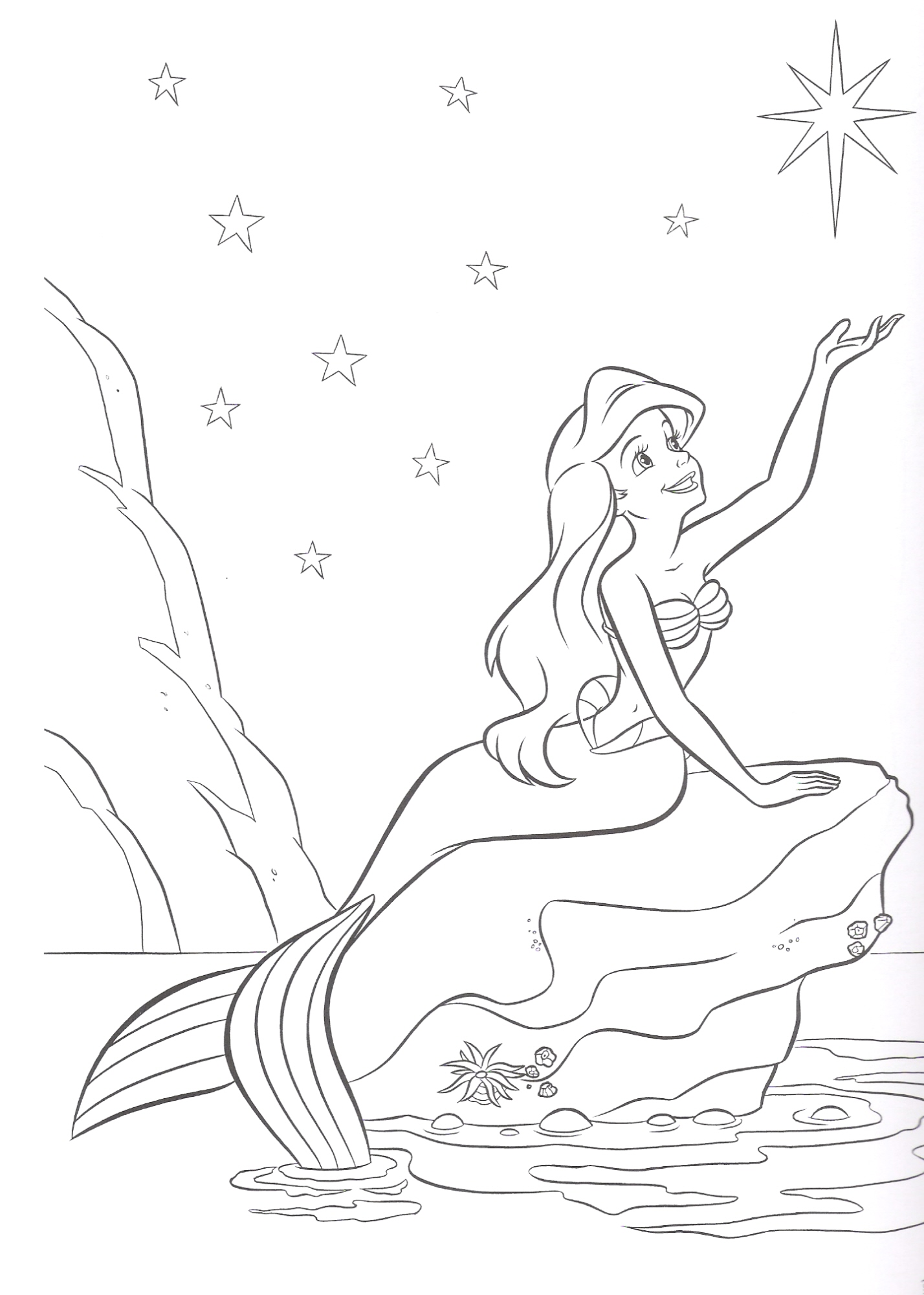 Barbie in a Mermaid Tale Coloring Picture 1