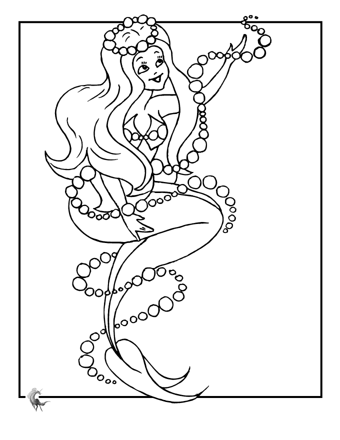 Barbie in a Mermaid Tale Coloring Picture 12