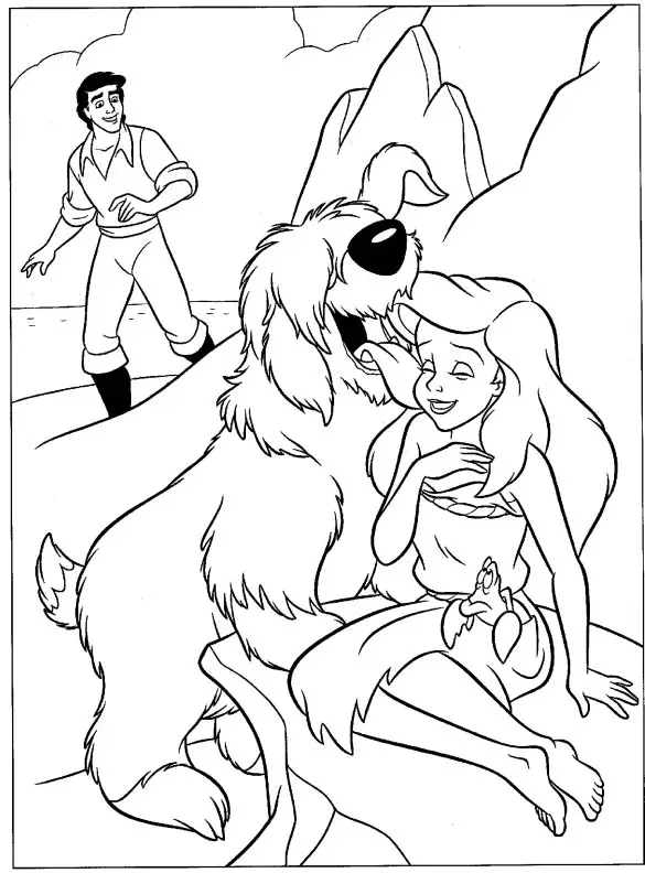 Barbie in a Mermaid Tale Coloring Picture 2