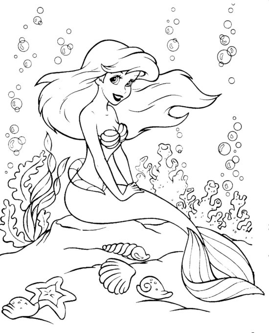 Barbie in a Mermaid Tale Coloring Picture 6