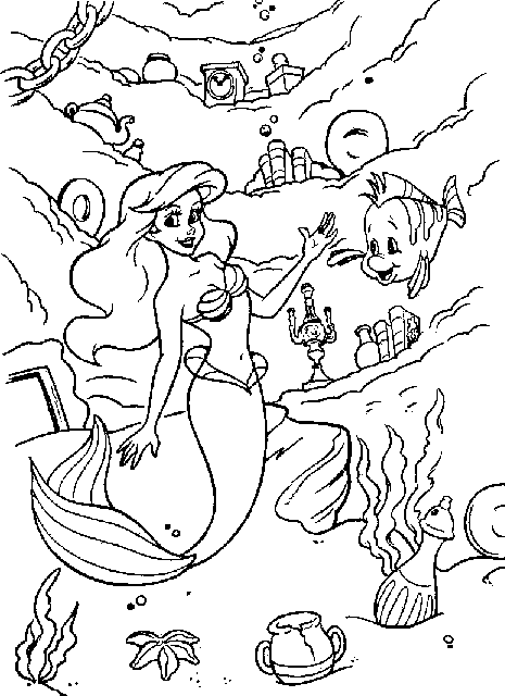 Barbie in a Mermaid Tale Coloring Picture 7