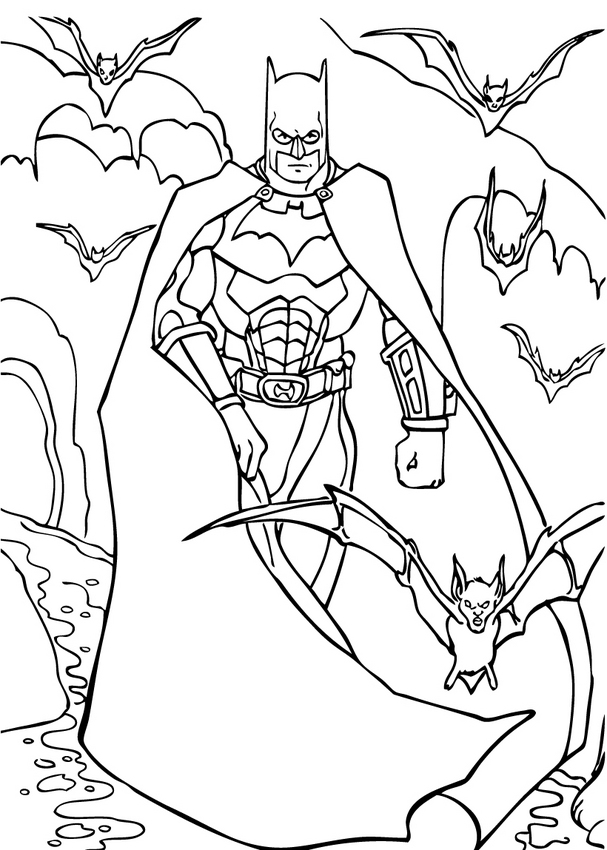 Batman Coloring Picture 9