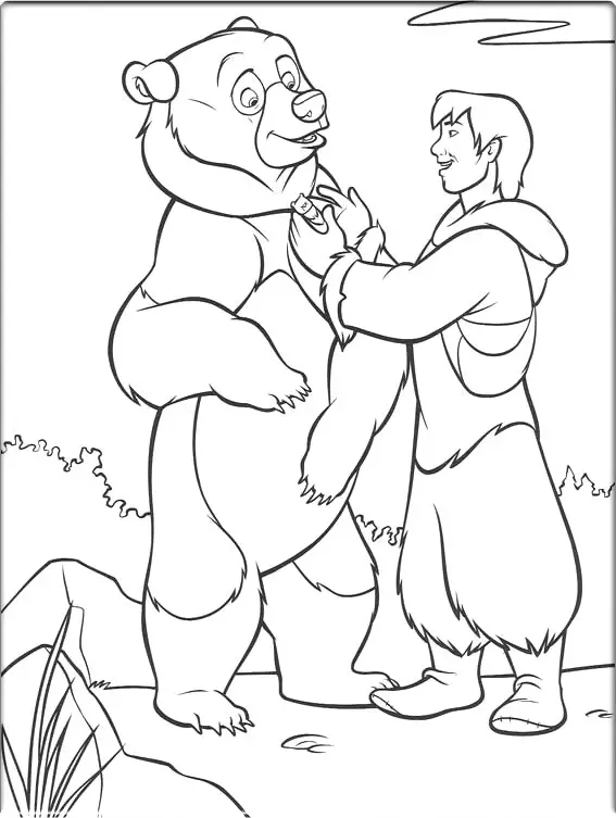 Brother Bear Coloring Picture 1