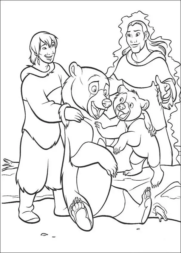 Brother Bear Coloring Picture 11
