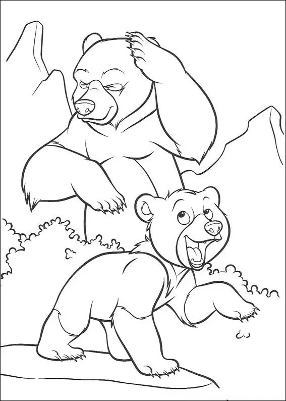 Brother Bear Coloring Picture 3