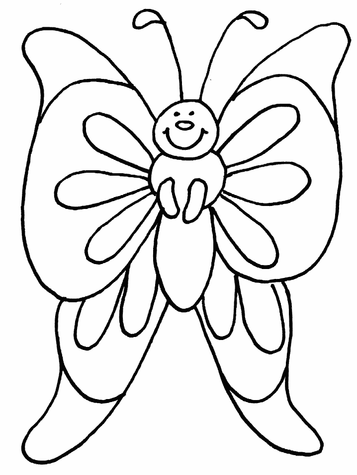 Butterfly Coloring Picture 10