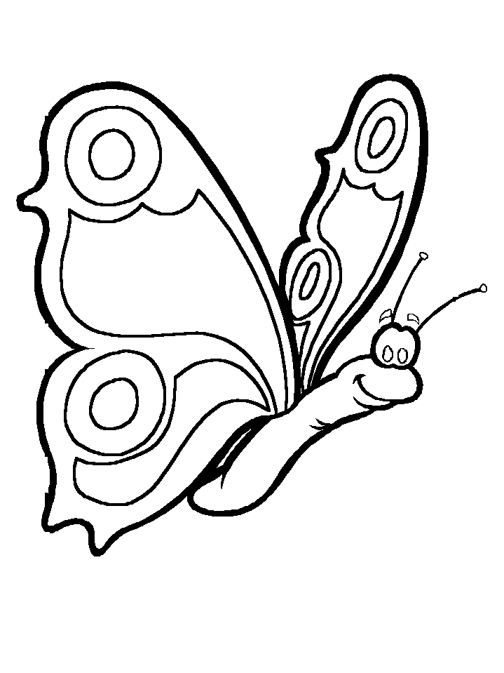 Butterfly Coloring Picture 2