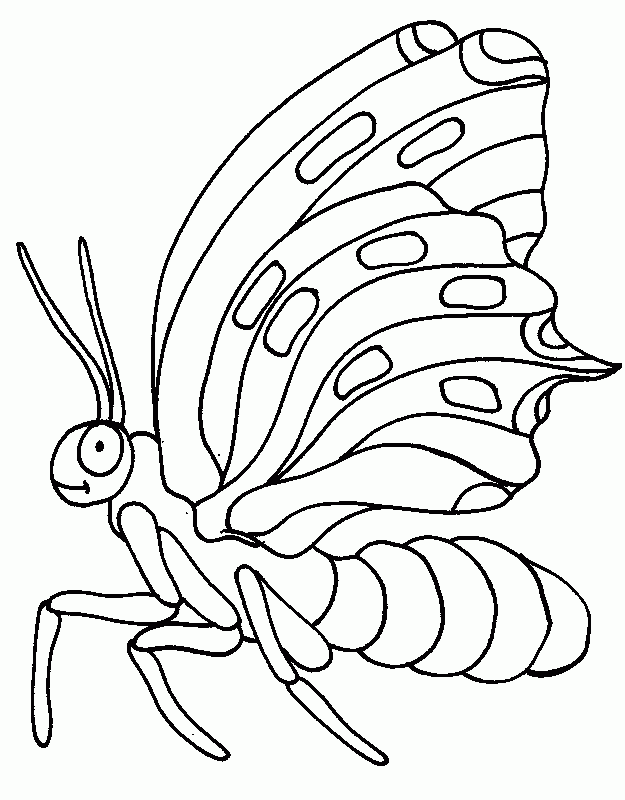 Butterfly Coloring Picture 6