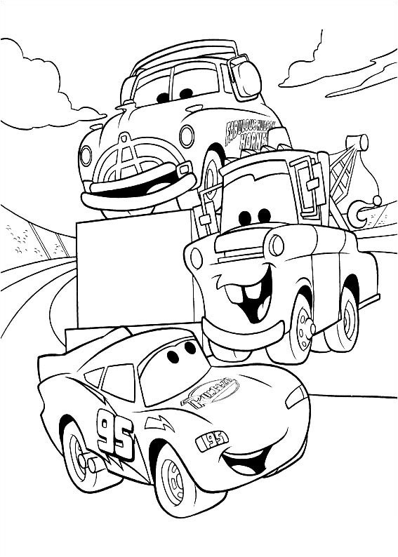 Cars Coloring Picture 9