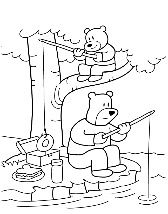 Cartoon Coloring Picture 3